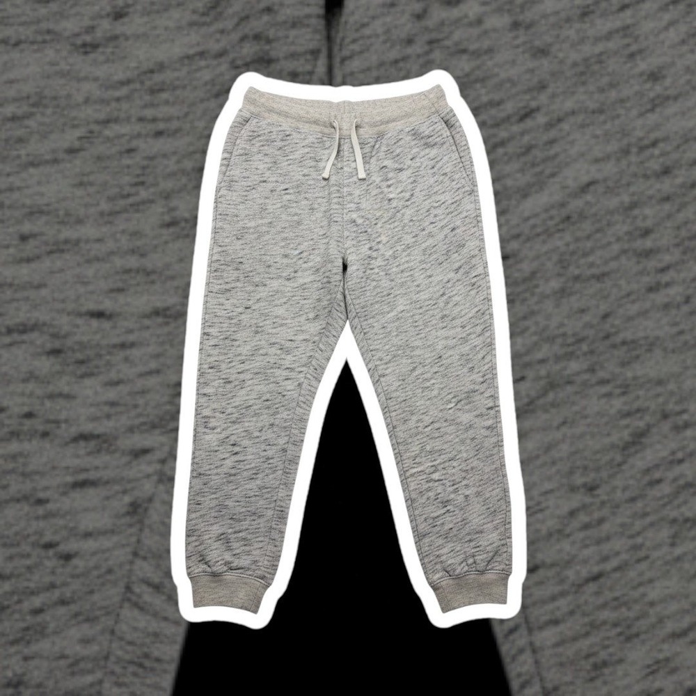 J. Crew Vintage Fleece Joggers Small Gray Heathered Drawstring Sweatpants